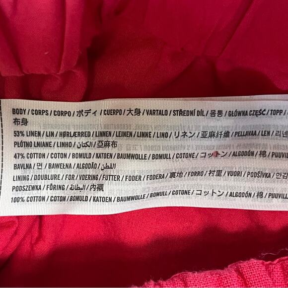 Abercrombie & Fitch Pink One Shoulder Crop Top Womens Medium Puffed Sleeve Y2k - Picture 4 of 7